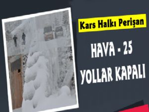 Kar Yağışı Etkisini Sürdürüyor, 151 Köy Yolu Kapalı