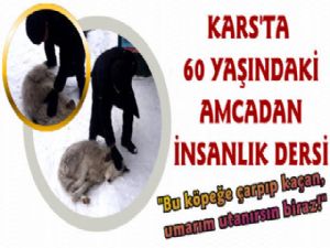 Kars'ta 60 Yaşındaki Amcadan İnsanlık Dersi