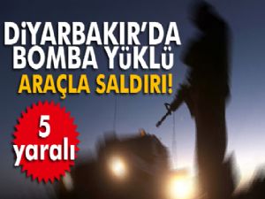 Kulp'ta bomba yüklü araçla saldırı: 5 korucu yaralı