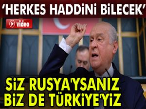 Bahçeli'den Rusya'ya Sert Tepki, Haddinizi Bilin