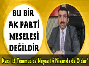 AK Parti İl Başkanı Çalkın'dan Referandum Açıklaması