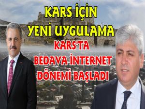 Kars'ta Akıllı Kent Uygulamasıyla Bedava İnternet Dönemi Başladı