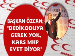 Kars MHP Referandum Tercihini Açıkladı