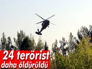 İçişleri Bakanlığı Açıkladı 24 terörist etkisiz hale getirildi