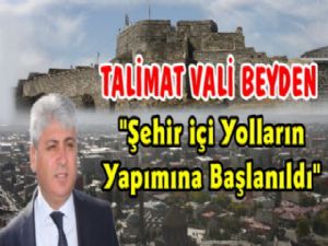 Vali Doğan Talimatı Verdi, Şehiriçi Yollarda Çalışma Başlatıldı