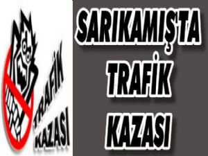 Sarıkamış'ta trafik kazası : 2 yaralı