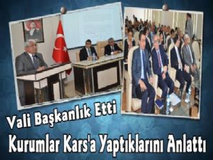 Kars'ta İl Koordinasyon Toplantısı Yapıldı