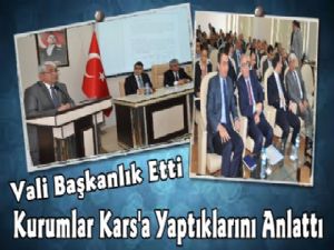 Kars'ta İl Koordinasyon Toplantısı Yapıldı