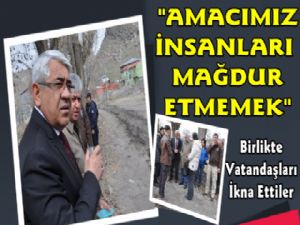 Vali, Belediye Başkanı Osmanlı Mahallesini İnceledi