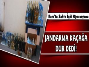 Sarıkamış Jandarma'da Kaçak İçkiye Geçit Yok