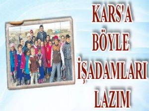 Kars'lı iş adamı bakın ne bağışladı ?