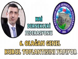 Kars Ardahan Iğdır Dernekleri 6. Genel Kurul Toplantısını Yapıyor