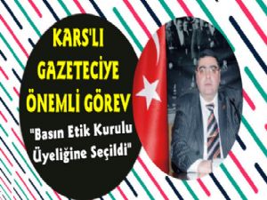 Kars'lı Gazeteci, Basın Etik Kurulu Üyeliğine Seçildi