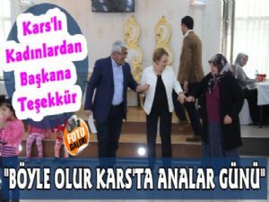 Kars Belediyesi'nden Anneler Günü Kutlaması