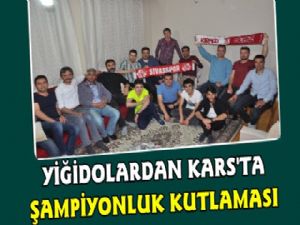 Yiğidolardan Kars'ta Şampiyonluk Kutlaması