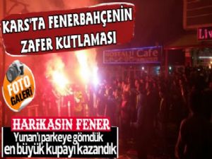 Kars'ta Fenerbahçe'nin Zafer Kutlaması