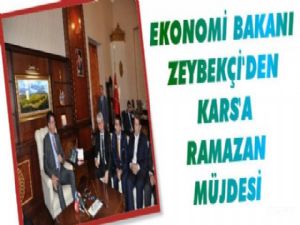 Ekonomi Bakanı Nihat Zeybekçi Kars'tan Müjdeyi Verdi