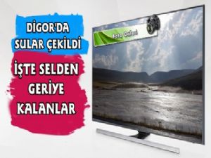 Digor'da Sağanak Yağıştan Geriye Kalanlar