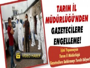 Kars'ta İl Tarım'dan Gazetecilere Çirkin Saldırı