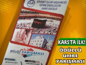 Kars'ta Engelli Vatandaşlara Umre Ödüllü Yarışma