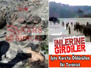 Kars'ta Öldürülen İki Teröristin Görüntüleri Ortaya Çıktı
