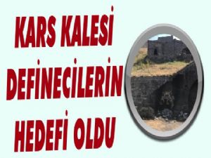 Kars Kalesi Definecilerin Hedefi Oldu!