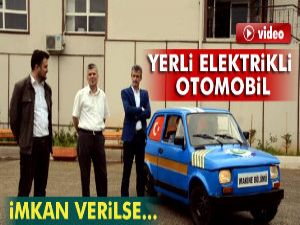 Giresun'da öğrencilerden yerli elektrikli otomobil
