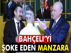 Bahçeli'yi şoke eden manzara