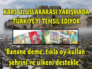 Kars Uluslararası Yarışmada Türkiye'yi Temsil Ediyor