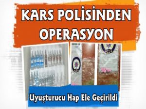 Kars'ta Kaçak İçki ve Uyuşturucu Operasyonu