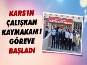 Kars'ın Çalışkan Kaymakamı Dolu Köyceğiz'e Merhaba Dedi