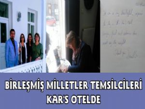 Birleşmiş Milletler Temsilcileri Kars'ta