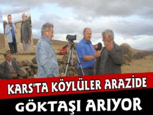 Kars'ta Köylüler Arazide Göktaşını Arıyorlar