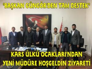 Kars Ülkü Ocakları'dan İl Emniyet Müdürüne Ziyaret