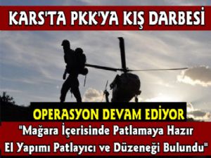 Kağızman'da Terör Örgütü PKK'ya Kış Darbesi