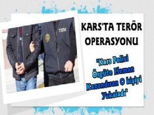 Kars'ta Terör Operasyonu, 1 Tutuklama