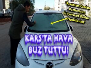 Kars'ta Kış Mevsimi Etkisini Göstermeye Başladı