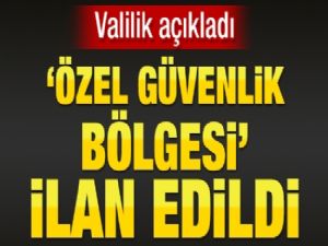 Kars'ta bazı alanlar 'özel güvenlik bölgesi' ilan edildiı