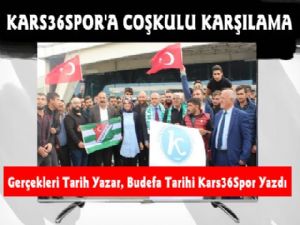 Kars36Spor'a Coşkulu Karşılama