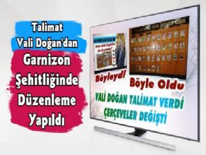 Vali Doğan Talimat Verdi Şehit Fotoğraflarının Çerçeveleri Değişti