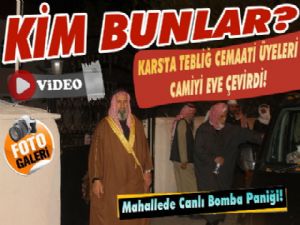 Kars'ta Tebliğ Cemaati Üyeleri Camiyi Eve Çevirdi, Camii içerisinde Yatıp Kalkıyorlar