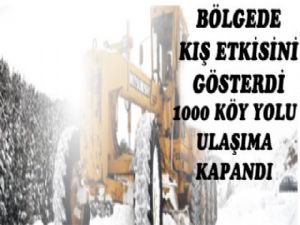 Doğu'da Yollar Ulaşıma Kapandı