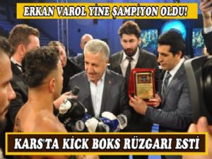 Kars'ta Kick Boks Rüzgarı Esti