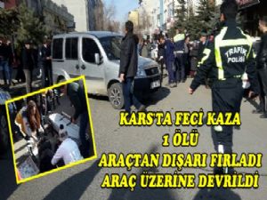 Kars'ta Feci Kaza, 2 Araç Kavşakta Çarpıştı 1 Ölü