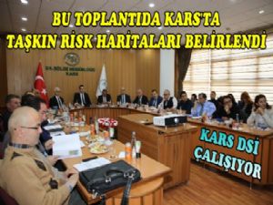 Kars DSİ'de Taşkın Yönetim Toplantısı Yapıldı