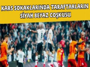 Kars'ta Beşiktaş'ın Galibiyet Kutlaması