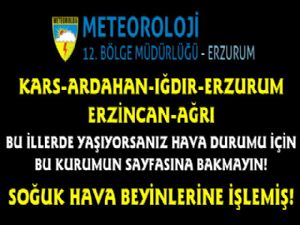 Meteoroloji 12. Bölge Müdürlüğünün Sorumsuzluğu