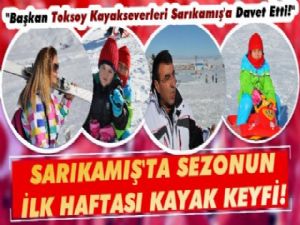 Sarıkamış Kayak Merkezinde Yeni Sezon Açıldı