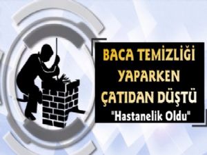 Kars'ta Baca Temizliği Yaparken Çatından Düştü