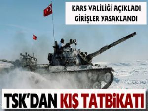 Kars'ta Atış Alanı Uyarısı